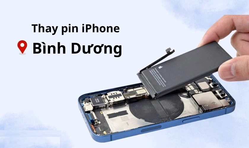 thay pin iphone tại Bình Dương