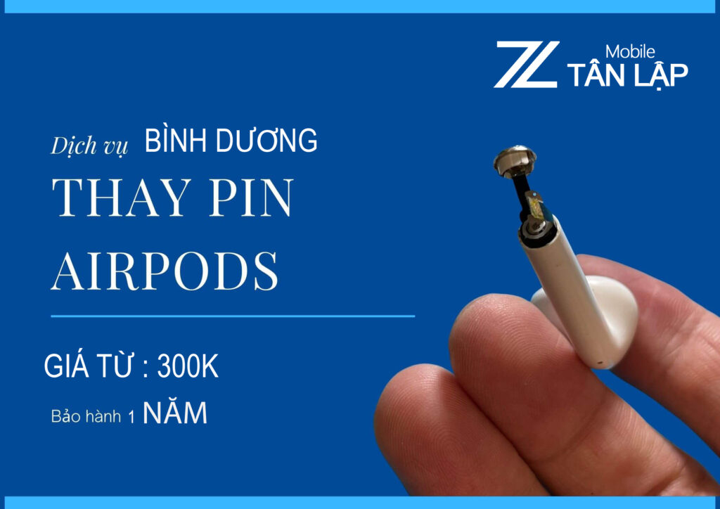 Thay Pin Tai Nghe Airpods Tại Bình Dương